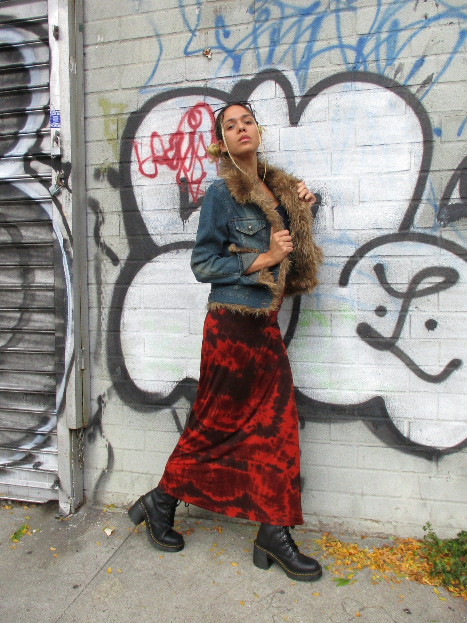 Alyra Tie Dye Maxi Skirt - view 1