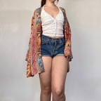 Aster Paisley Kimono Layer - view 2