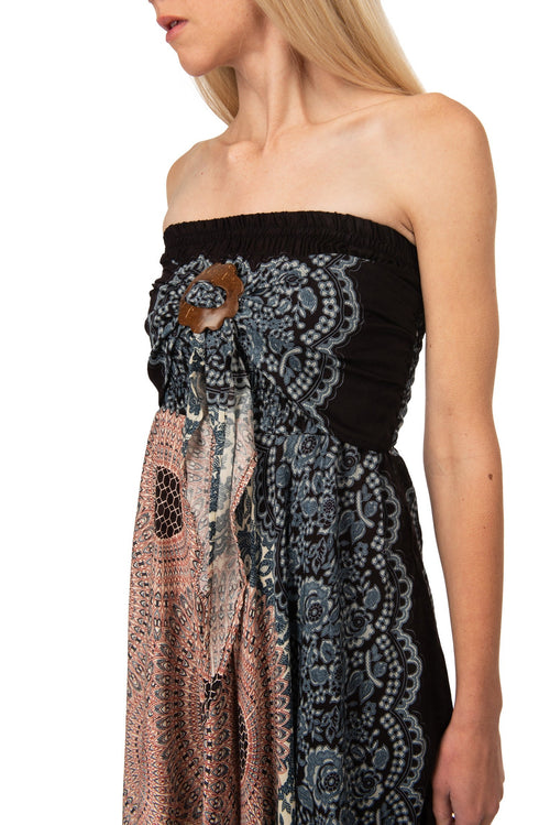 Aveline Black Multi Convertible Dress - view 1