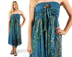 Celine Teal Convertible Dress - view 2