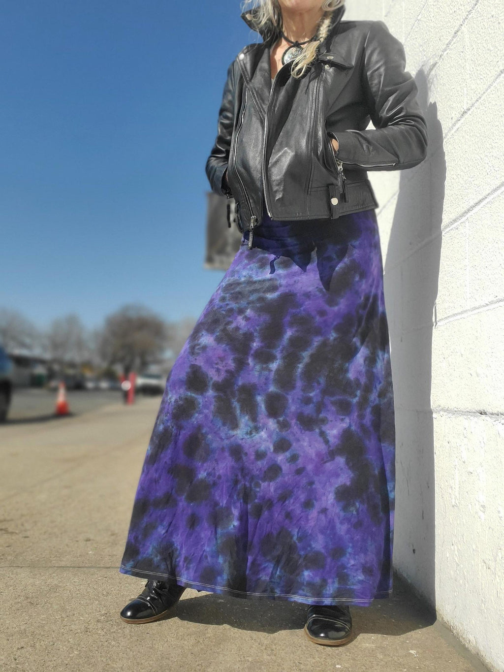 Luna Tie Dye Maxi Skirt - view 3