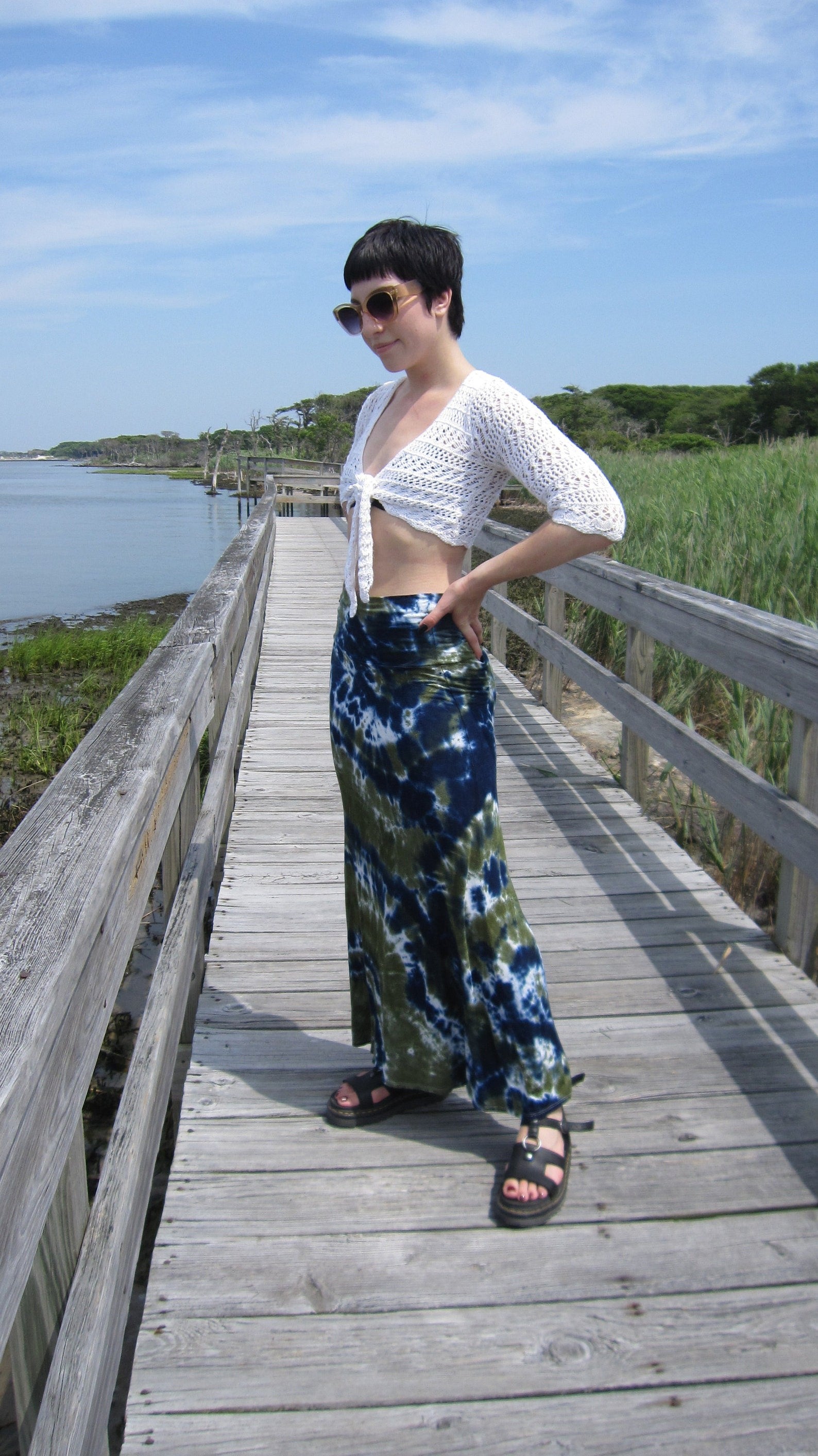 Sierra Tie Dye Maxi Skirt - view 3